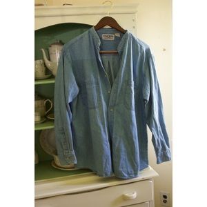 Jean button up shirt
